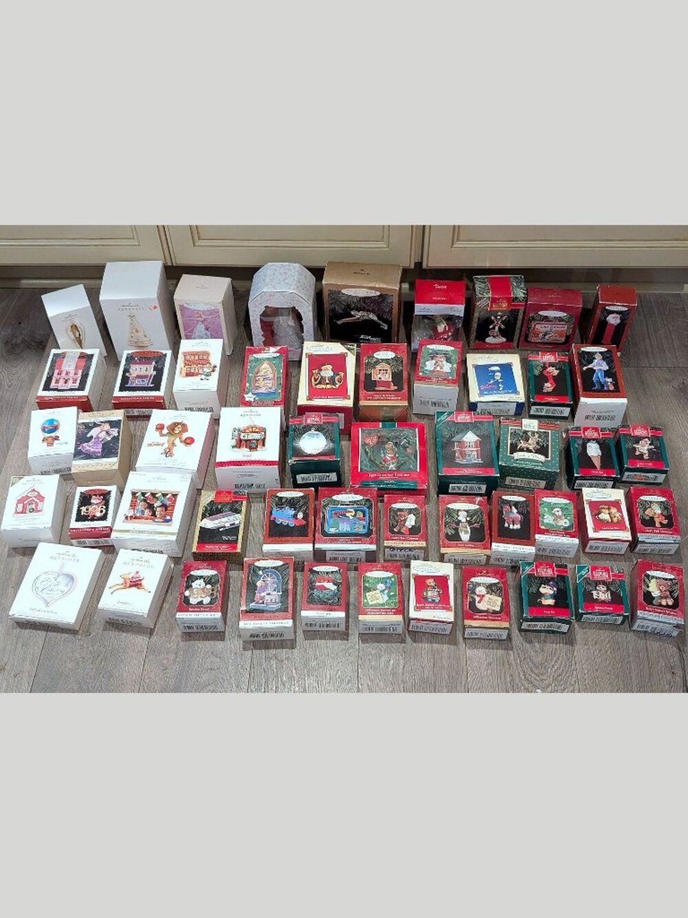 HUGE Lot of 52 Hallmark Keepsake Christmas Tree Ornaments
